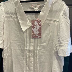 COPY - Band of the Free (Sold at Free People) cropped blouse, Size small, color…